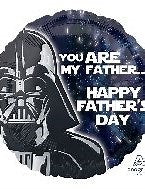 45cm Foil Balloon - HAPPY FATHERS DAY - STAR WARS