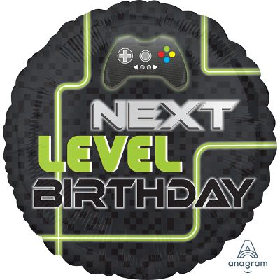 45cm Foil Balloon - NEXT LEVEL BIRTHDAY
