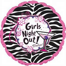 45cm Foil Balloon - GIRLS NIGHT OUT