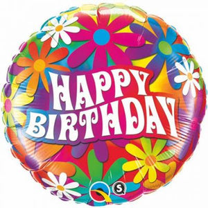 45cm Foil Balloon - HAPPY BIRTHDAY HIPPIE