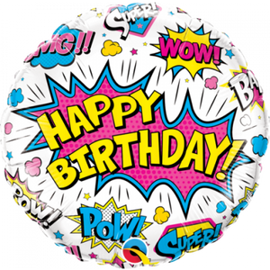 45cm Foil Balloon - HAPPY BIRTHDAY
