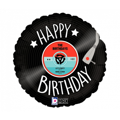 45cm Foil Balloon - HAPPY BIRTHDAY
