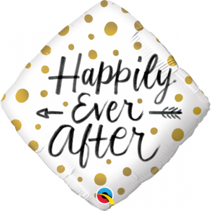 45cm Foil Balloon - Happily Ever After