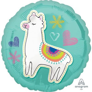 45cm Foil Balloon - SELFIE CELEBRATION LLAMA