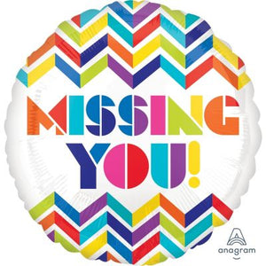 45cm Foil Balloon - MISSING YOU