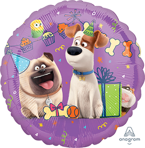 45cm Foil Balloon - SECRET LIFE OF PETS 2