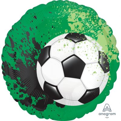 45cm Foil Balloon - SOCCER BALL