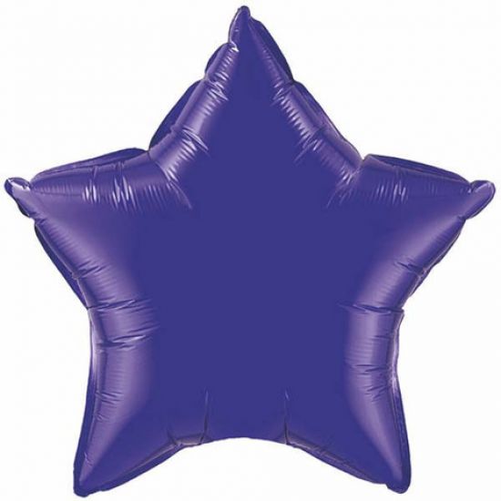 45cm Foil Balloon - STAR - PURPLE