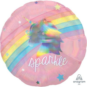 45cm Foil Balloon - UNICORN SPARKLE SWAN SHINE