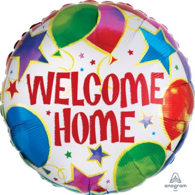 45cm Foil Balloon - WELCOME HOME
