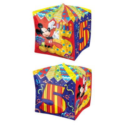 CUBEZ Balloon Bubbles - MICKEY MOUSE 5TH BIRTHDAY