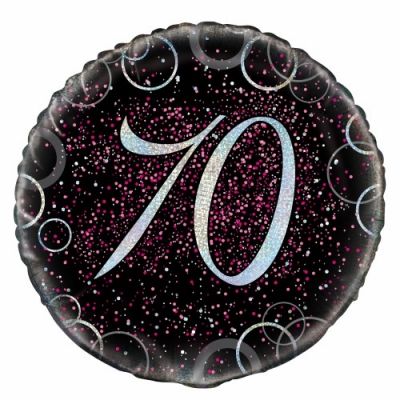 45cm Foil Balloon - 70TH BIRTHDAY PINK