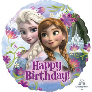 45cm Foil Balloon - FROZEN (HAPPY BIRTHDAY)