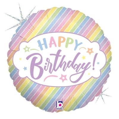 45cm Foil Balloon - HAPPY BIRTHDAY