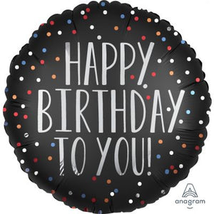 45cm Foil Balloon - HAPPY BIRTHDAY TO YOU