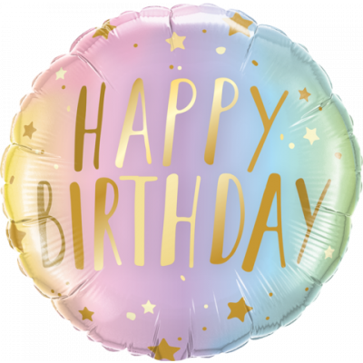 45cm Foil Balloon - HAPPY BIRTHDAY