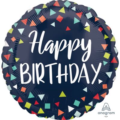 45cm Foil Balloon - HAPPY BIRTHDAY