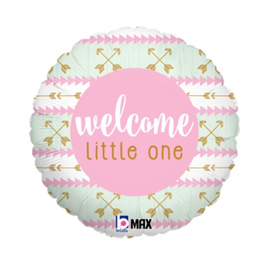 45cm Foil Balloon - WELCOME GIRL
