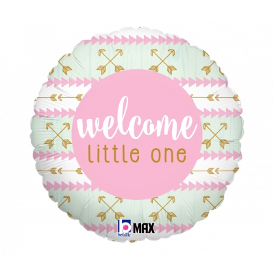 45cm Foil Balloon - WELCOME GIRL