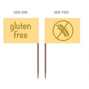 Bamboo Food Markers- 500 x GLUTEN FREE