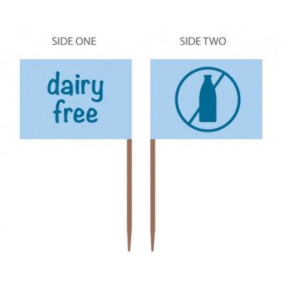 Bamboo Food Markers- 500 x DAIRY FREE