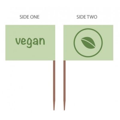 Bamboo Food Markers- 500 x VEGAN