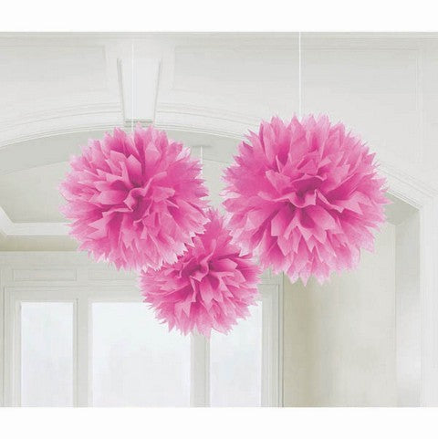 Fluffy Decoration - Bright Pink