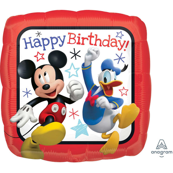 45cm Foil Balloon - MICKEY MOUSE (& DONALD DUCK)