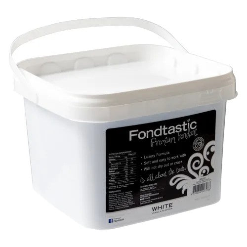 FONDTASTIC Premium Fondant 4KG - WHITE