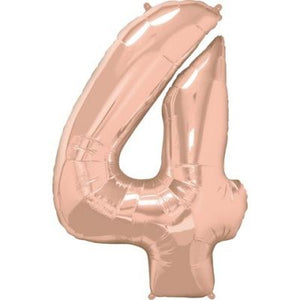 SuperShape Numbers ROSE GOLD #4