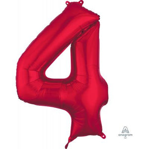 SuperShape Numbers RED #4
