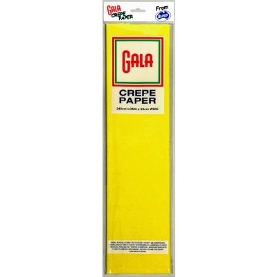 CREPE PAPER - YELLOW