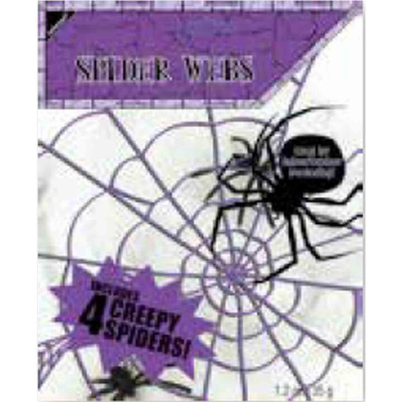 Spider Webs & Small Black Spiders