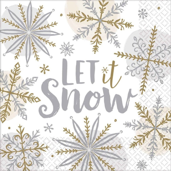 Let It Snow - LUNCH NAPKIN