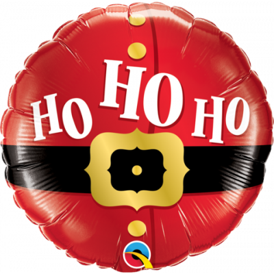 45cm Foil Balloon - SANTA BELT