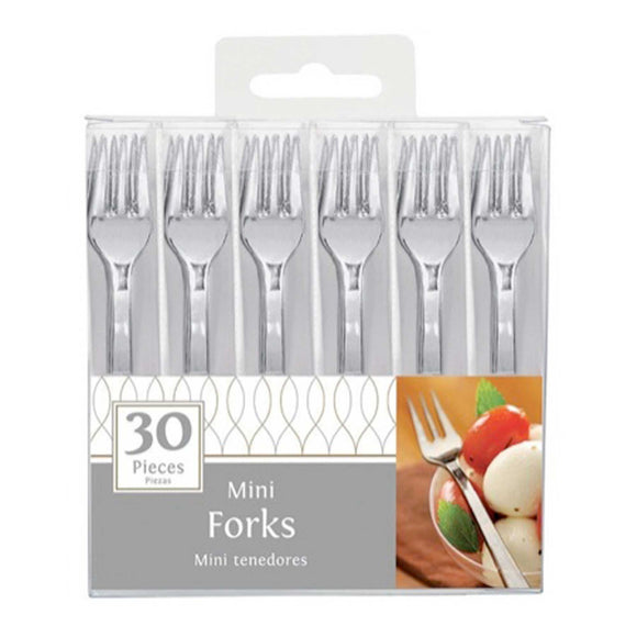 MINI FORK SET - Silver