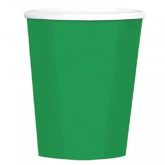 BIG PARTY PACK - GREEN PAPER CUPS