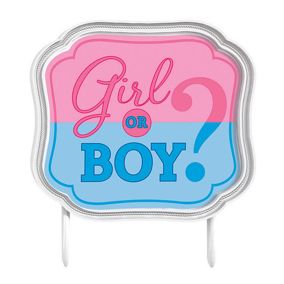 Girl or Boy Cake Topper