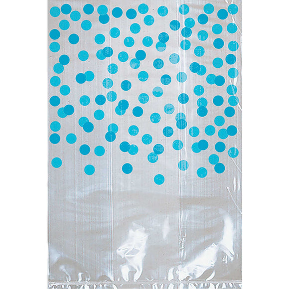 TREAT BAG - CARABBEAN BLUE Dots