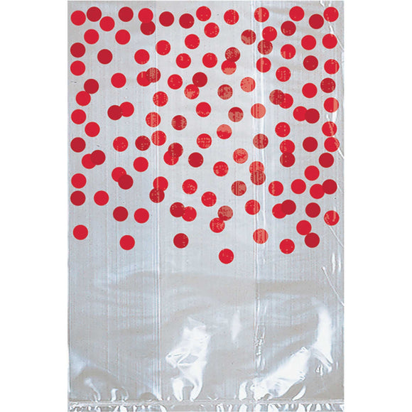 TREAT BAG - RED Dots