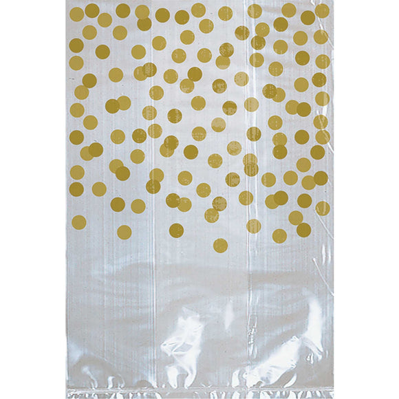 TREAT BAG - GOLD Dots