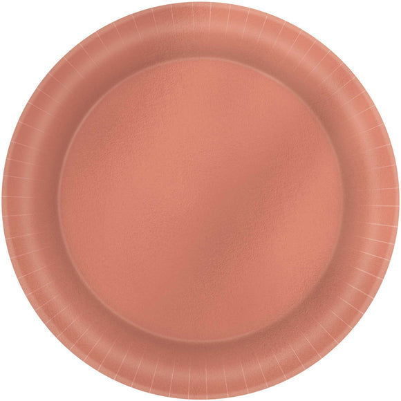 ROSE GOLD - PAPER Plate 23cm