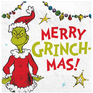 Merry GRINCHMAS- BEV NAPKIN