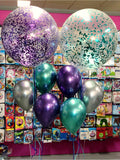 Latex 60cm Balloon - CONFETTI FILLED