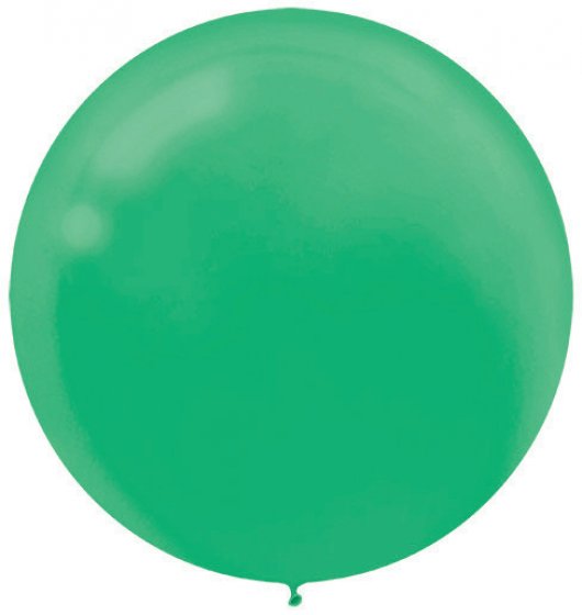 60cm FOREST GREEN Latex Balloons - 4Pk