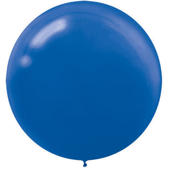 60cm ROYAL BLUE Latex Balloons - 4Pk