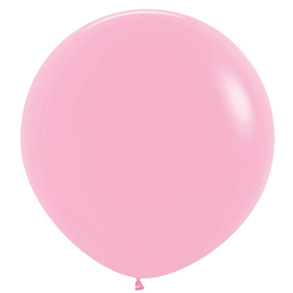 60cm NEW PINK Latex Balloons - 4Pk