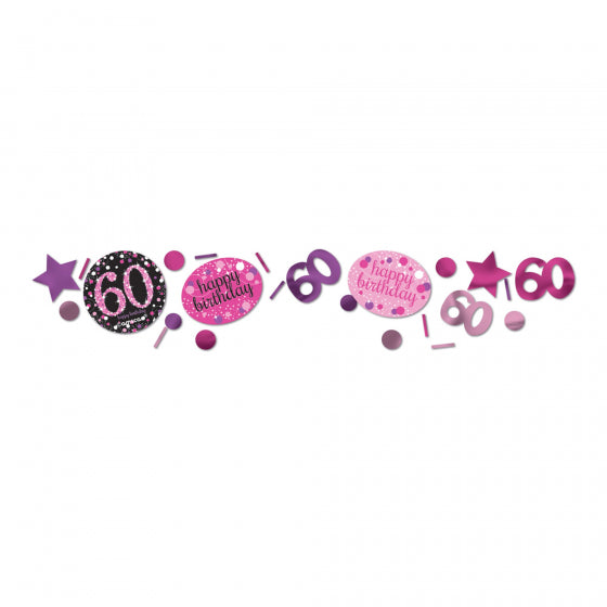 Confetti Table Scatters - SPARKLING 60 PINK