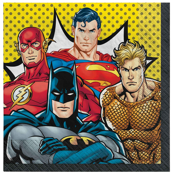 Lunch Napkins - JUSTICE LEAGUE