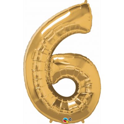 SuperShape Numbers GOLD #6